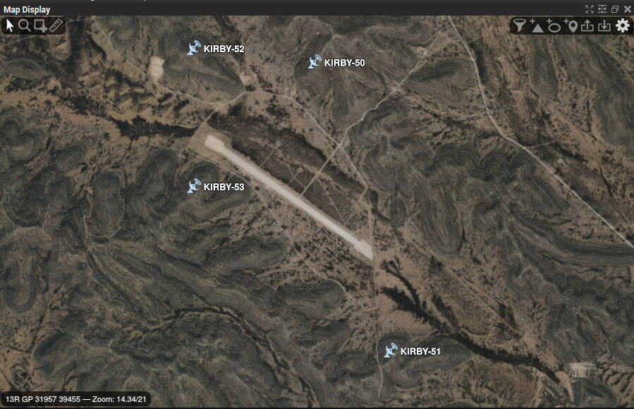 Overview Map screen