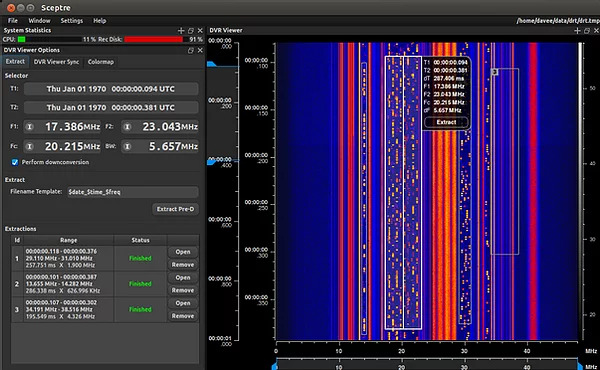 3dB's signal processing software, SCEPTRE